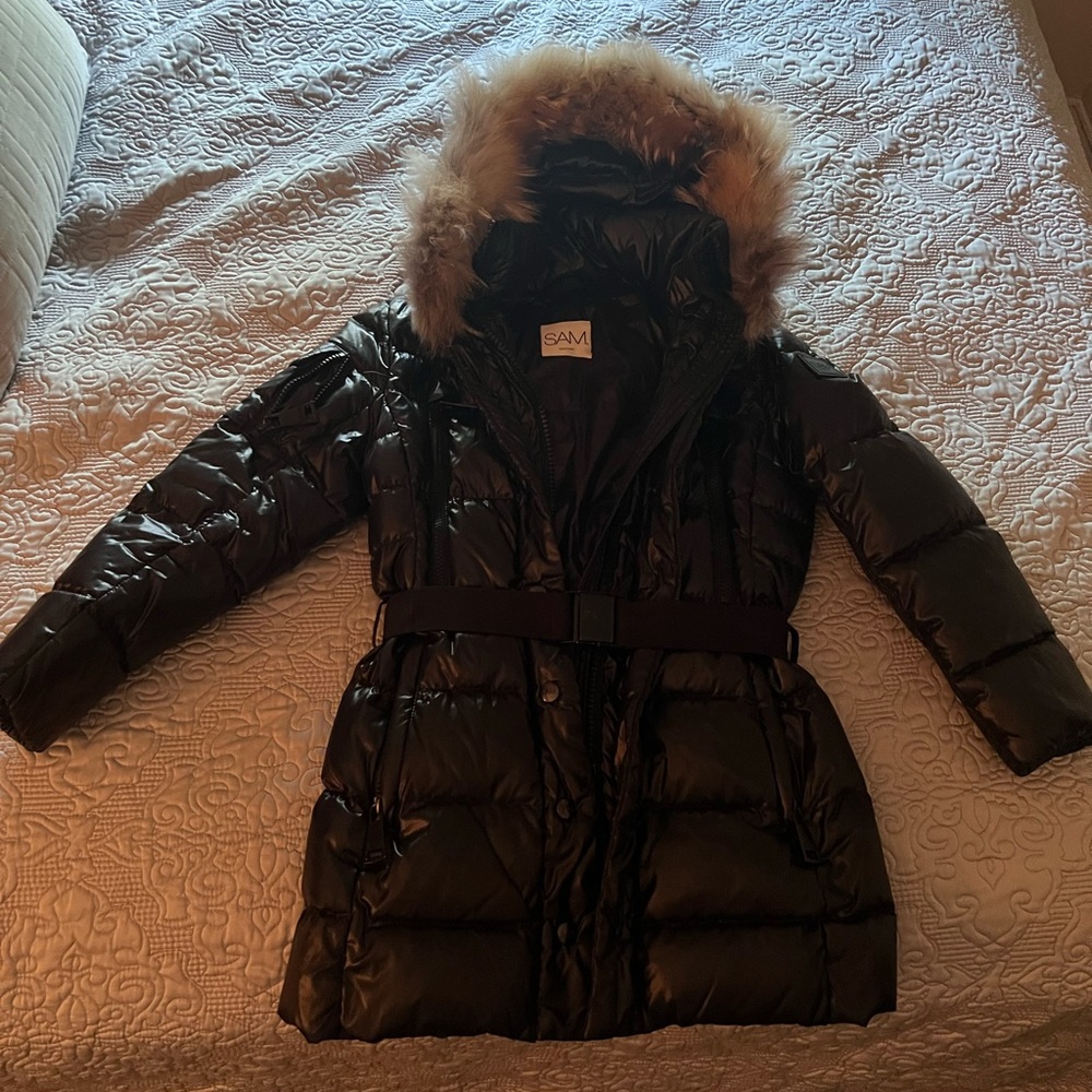 Girls sams coat size 8